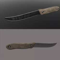 Simple KNIFE Low-poly  3D model