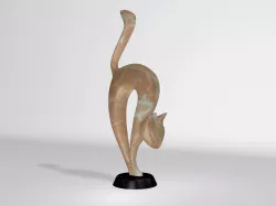 Statuette Cat 3D model