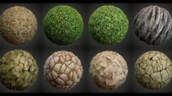 Stylized Summer Forest Materials Texture