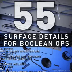 Surface Details For Boolean Operations 3D model