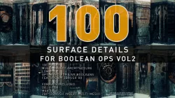 Surface Details For Boolean Operations VOL 2 3D model