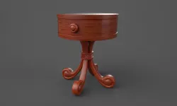 Table Lamp Antique 3D model