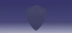 Templar shield - Catia V5