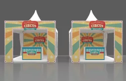 Tent Carnival 3x3 3D model