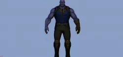 Thanos -Avengers Infinity War- Rigged 3D Model With Textures  3D model
