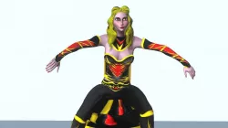 The  ancient Greek-Athena Low-poly  3D model