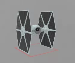 tie fighter star wars  3D model