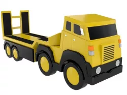 Toy Flatbed Semi Trailer 3D model