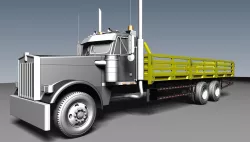 Truck Dropside Kenworth 3D model