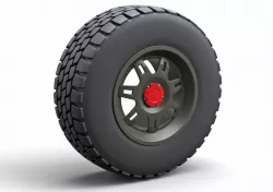 Truck wheel 3D model