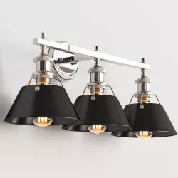  Truncated Cone Shade Vanity Light 3 light 3D model