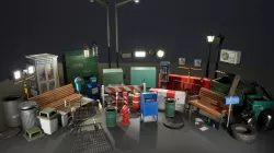 Urban City Pack UE4 Low-poly  3D model