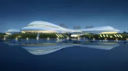 Urban geological and cultural exhibition center 3D model