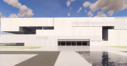 Urban geological and cultural exhibition center 3D model