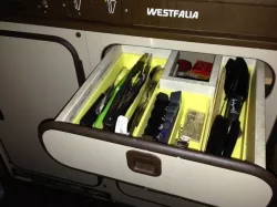 Volkswagon Vanagon Cutlery Drawer Organizer
