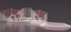 Wedding stage and Catwalk  3D model