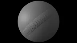 Weld Brush - Stack Of Dimes Texture