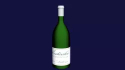 Wine bottle 3D model