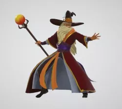 Wizard 3D model