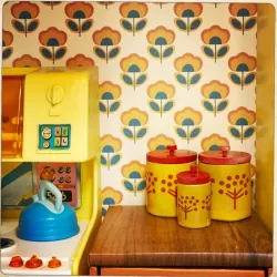 1:6 Barbie diorama kitchen canisters dollhouse miniature