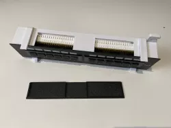 12-port patch panel top cover