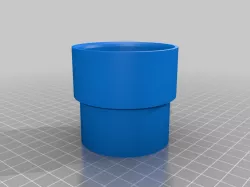 2 inch (56mm) to 50mm pvc pipe reducer