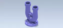 3D CAD Basic exercise/ Rams-bottom safety  valve body/ Autodesk Inventor Pro