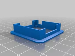 40mm to 30mm fan adapter for Pi3 touchscreen case