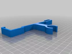 6" J-channel corner mount for 3/4" PVC pipe