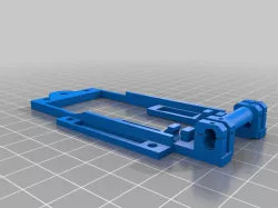 76mm Wheel Base Slot car Chassis and pod