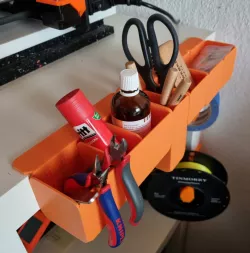 A side box for an Ikea Lack table
