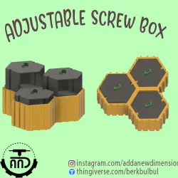 Adjustable Hexagonal Screw Box