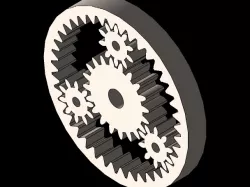 Assembly of planetary gear train