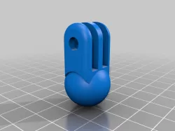 Ball Socket to Go Pro Adapter