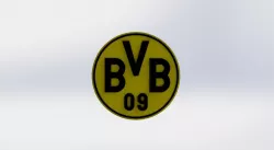 bvb logo,sldprt(2016) ,x_t,STL
