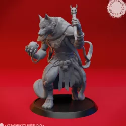 Coyote Necromancer - Tabletop Miniature