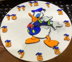 Disney clock - Donald Duck with mechanism