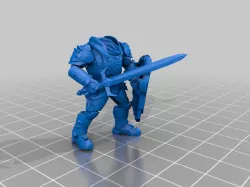 DOOM Night Sentinel - Variation 5 - Sword and shield