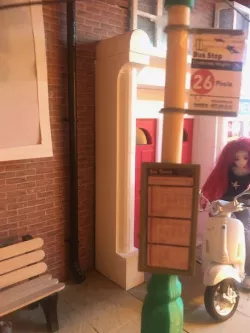 Drainpipe for dollhouse