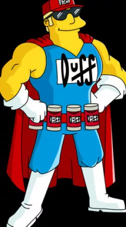 Duffman wall art