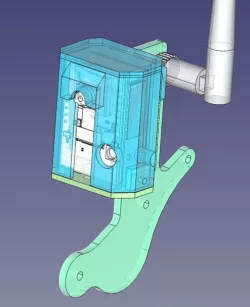 ESP32-CAM box mounted horizontaly or vertically