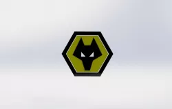 FC WOLVES LOGO 3D