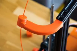 Filament guide with dust filter (with bearing)