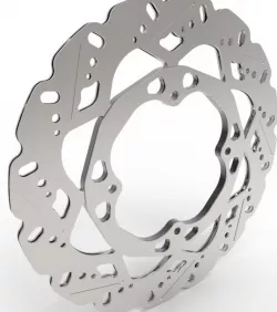Formula Student / FSAE fully floating vented brake disc rotor 220mm diameter M6 100 PCD 560g