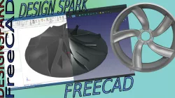FreeCAD AND Design Spark Comparison