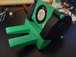 Geeetech I3 Pro C Dual Axial Cooling Fan Mount and Duct Assembly