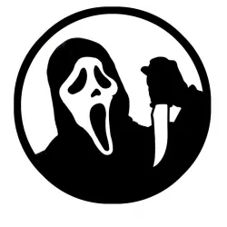 Ghostface wall art