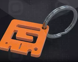 GueriTech KeyChain 3D Printer Filament Gauge