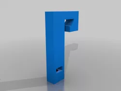 Gutter mount for 10W flood