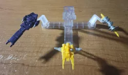 Haslab Unicron extra stand pegs for Galvatron Revenge Guns